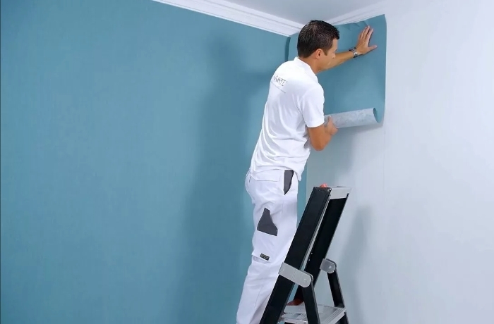 Оклеивание обоями